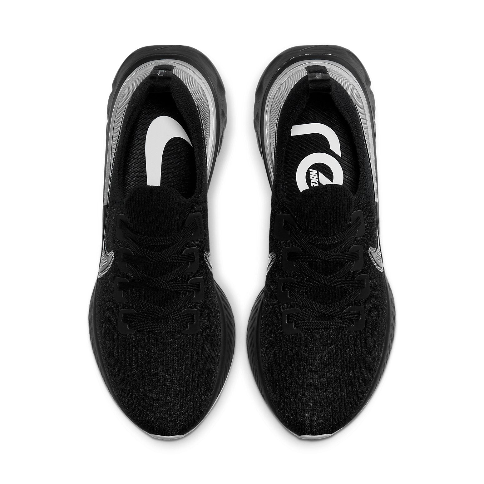 Nike React Infinity Run Black Metallic Silver 6 Nike React Infinity Run Black Metallic Silver