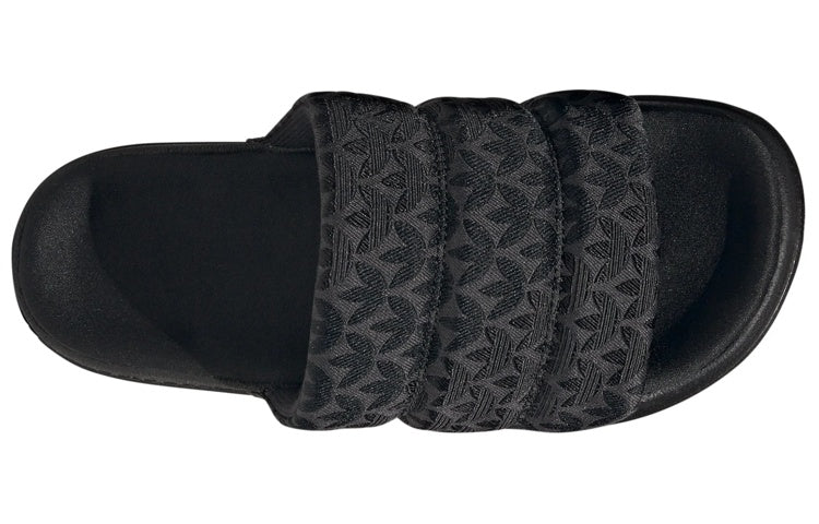 adidas Adilette Essential Slides Triple Black (Womens) 6 adidas Adilette Essential Slides Triple Black (Womens)