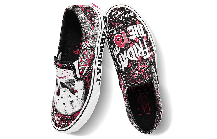 Vans Classic Slip-On Horror Pack Friday the 13th Jason Voorhees 6 Vans Classic Slip-On Horror Pack Friday the 13th Jason Voorhees