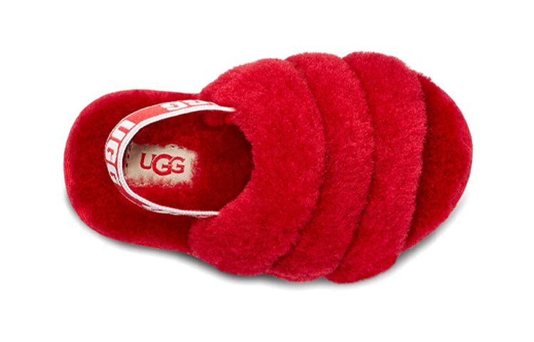 UGG Fluff Yeah Slide Ribbon Red (Toddler) 6 UGG Fluff Yeah Slide Ribbon Red (Toddler)