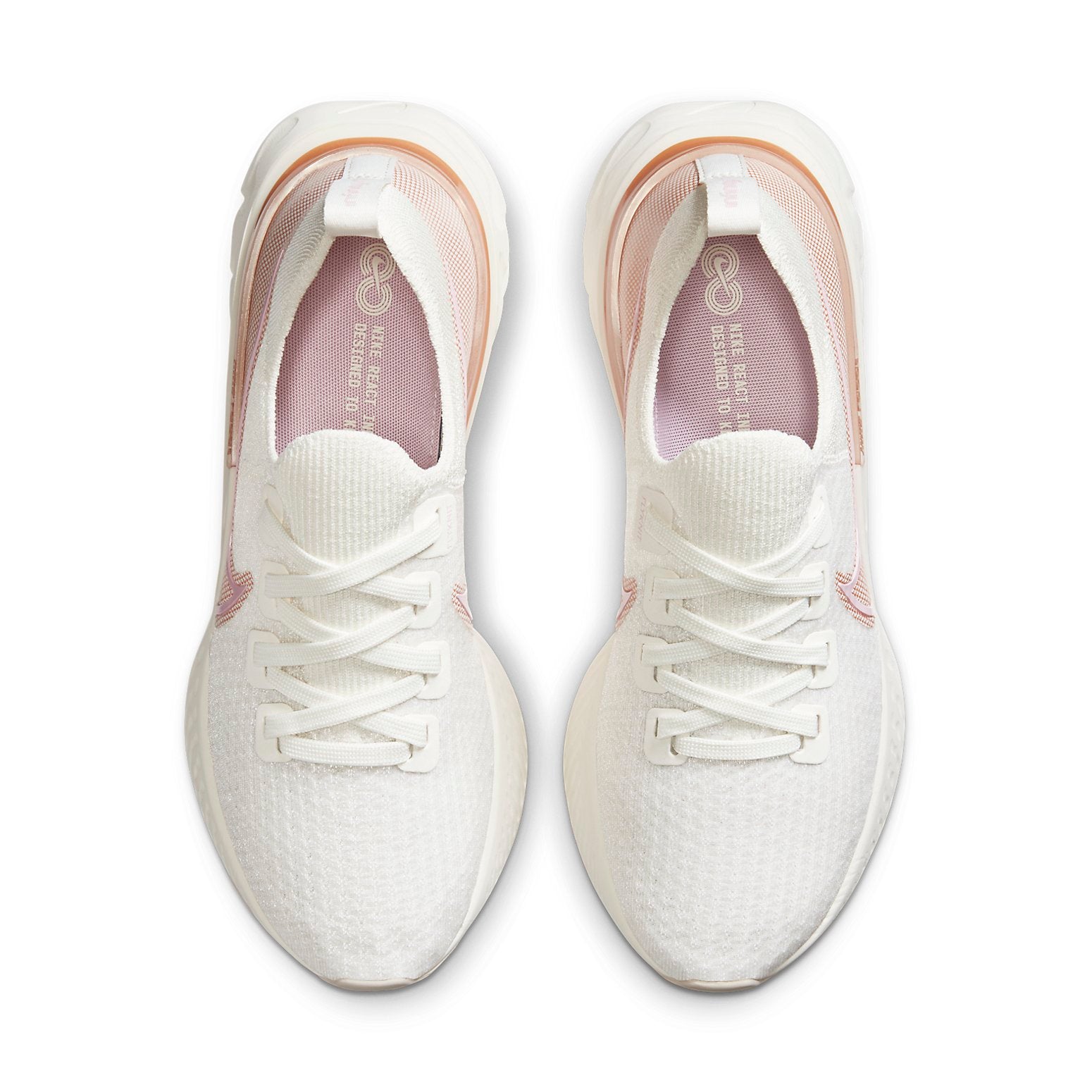 Nike React Infinity Run Flyknit Sail Metallic Copper (Womens) 6 Nike React Infinity Run Flyknit Sail Metallic Copper (Womens)