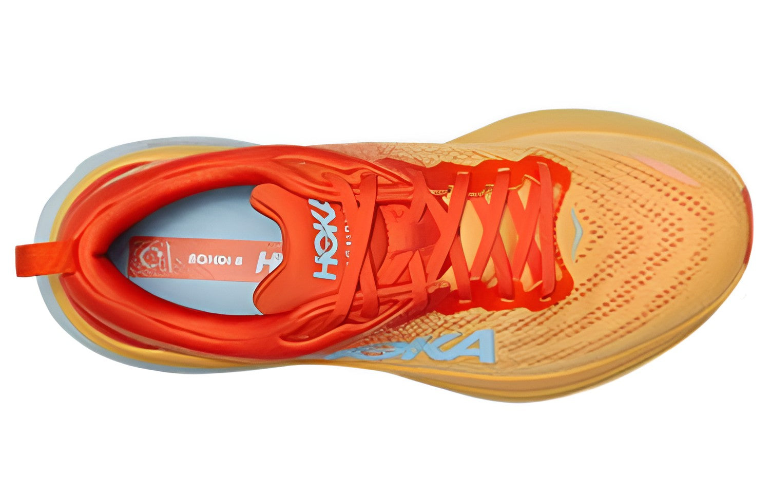 Hoka One One Bondi 8 Puffins Bill Orange Amber Yellow 6 Hoka One One Bondi 8 Puffins Bill Orange Amber Yellow