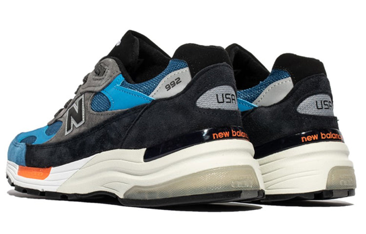 New Balance 992 Black Blue Grey 6 New Balance 992 Black Blue Grey