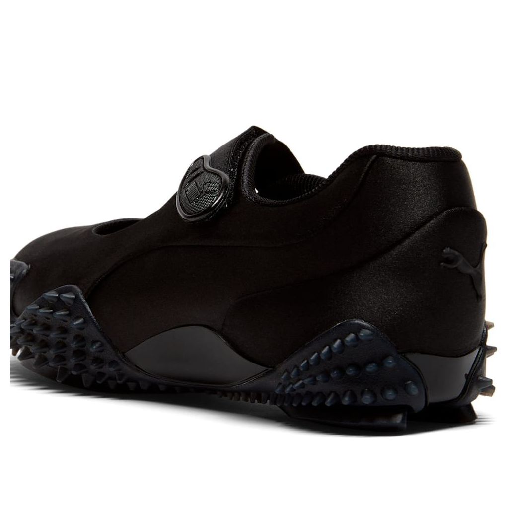 Puma Mostro Fey Black Cool Dark Gray Satin (Womens) 6 Puma Mostro Fey Black Cool Dark Gray Satin (Womens)