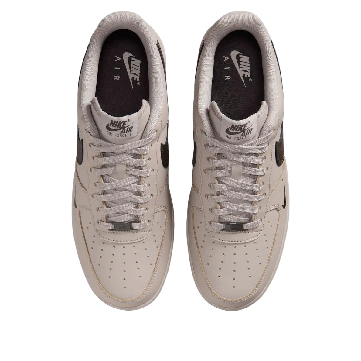 Nike Air Force 1 Low 07 Carbon Fiber Swoosh College Grey Newsprint 6 Nike Air Force 1 Low 07 Carbon Fiber Swoosh College Grey Newsprint