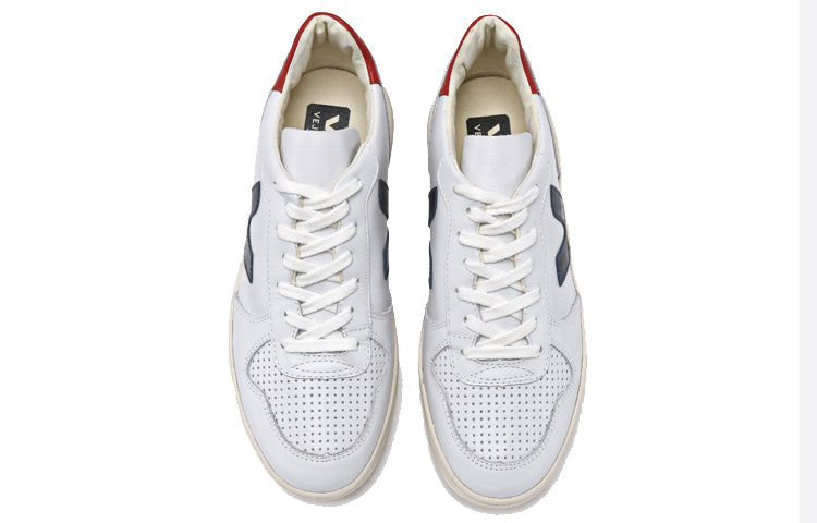 Veja V-10 Leather White Nautico Pekin 6 Veja V-10 Leather White Nautico Pekin