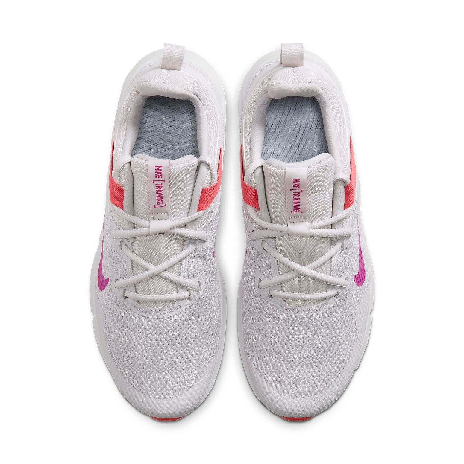 Nike Legend Essential Vast Grey Fire Pink (Womens) 6 Nike Legend Essential Vast Grey Fire Pink (Womens)