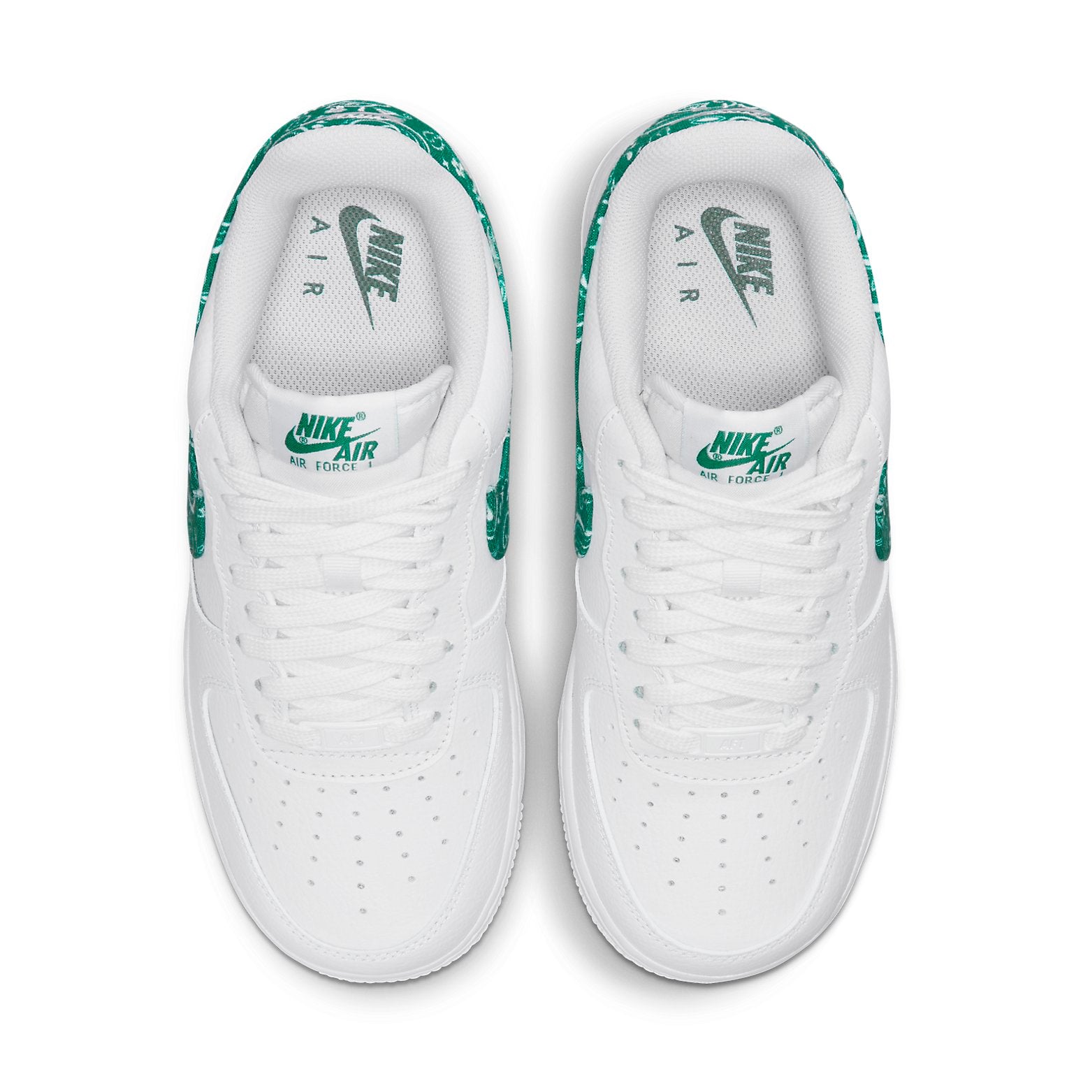 Nike Air Force 1 Low 07 Essential White Green Paisley (Womens) 6 Nike Air Force 1 Low 07 Essential White Green Paisley (Womens)