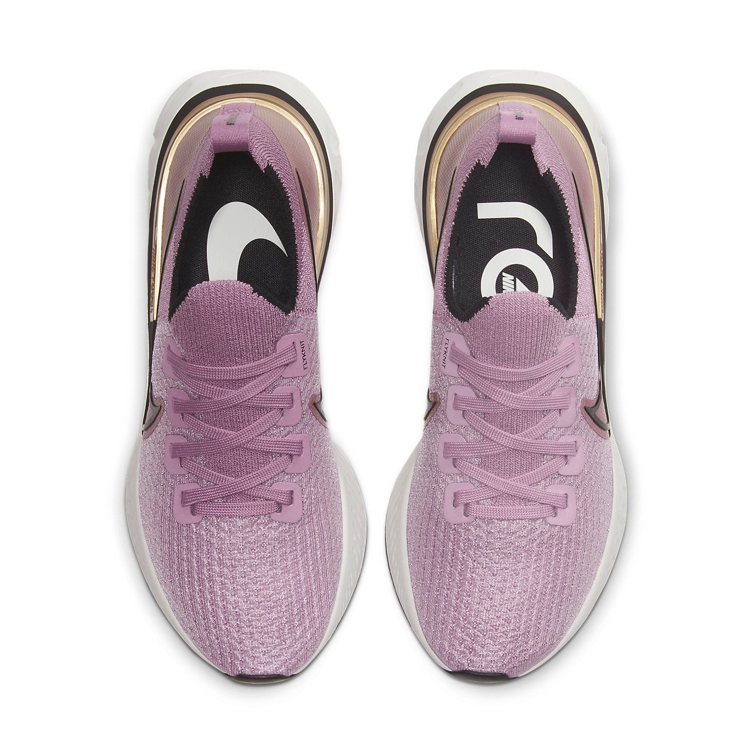 Nike React Infinity Run Flyknit Plum Fog Metallic Gold (Womens) 6 Nike React Infinity Run Flyknit Plum Fog Metallic Gold (Womens)