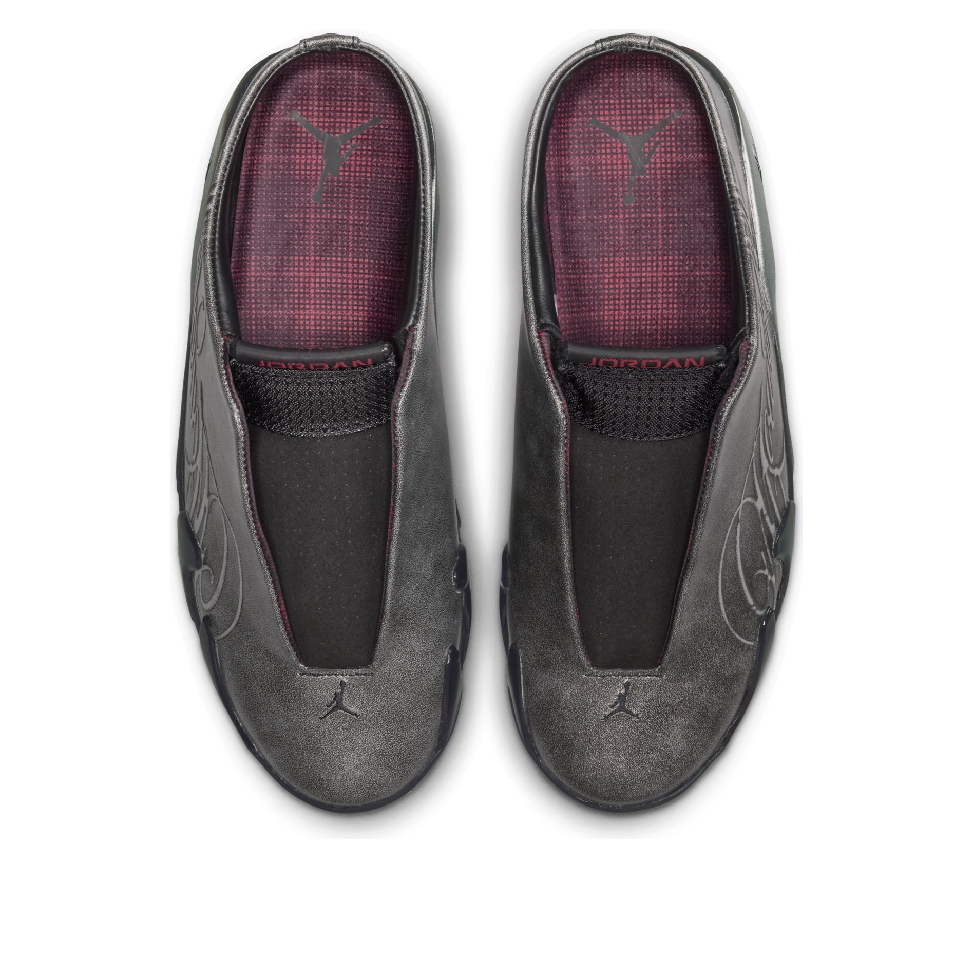 Jordan 14 Retro Mule Mowalola Burnt Red 5 Jordan 14 Retro Mule Mowalola Burnt Red