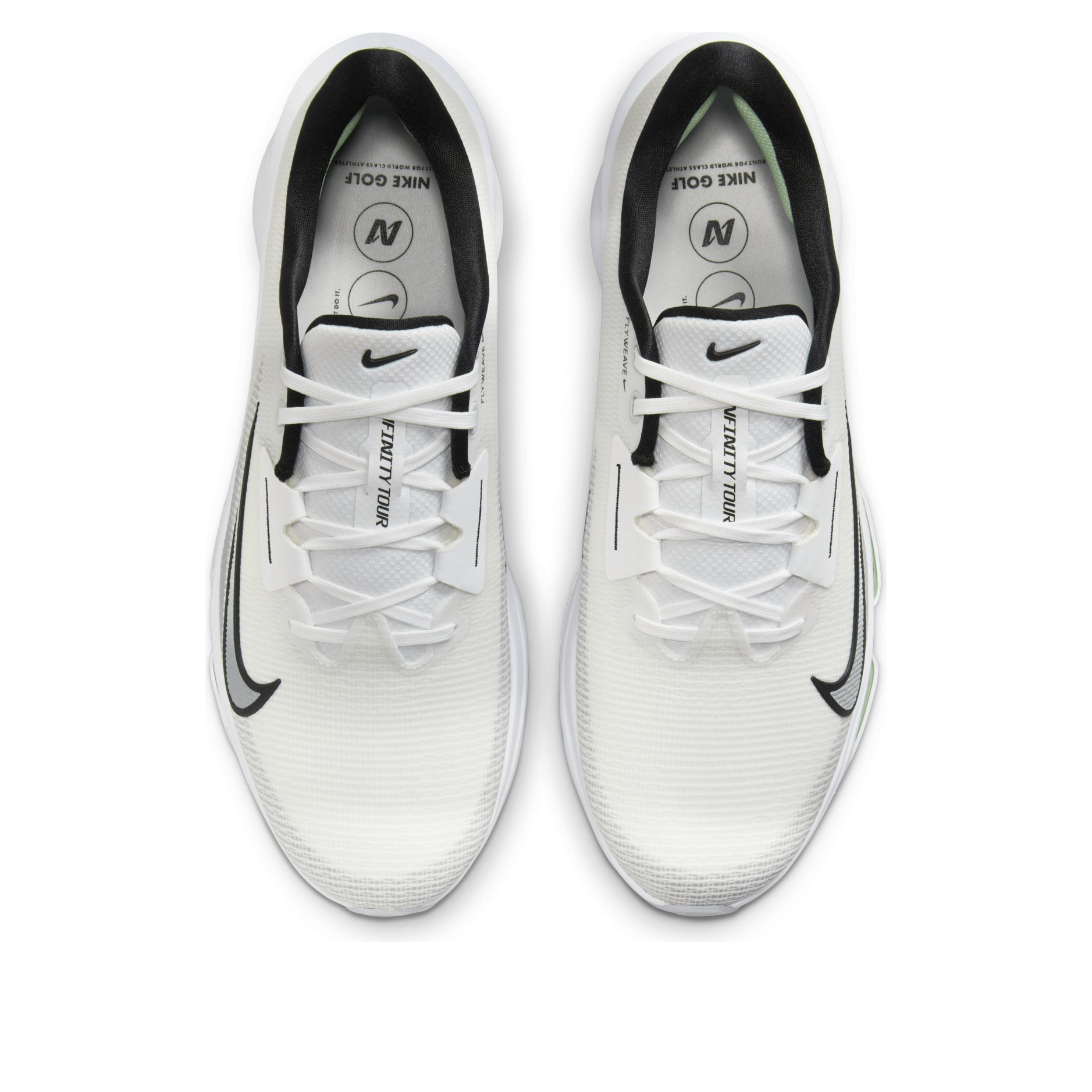 Nike Air Zoom Infinity Tour 2 White Vapor Green Pure Platinum Black 4 Nike Air Zoom Infinity Tour 2 White Vapor Green Pure Platinum Black