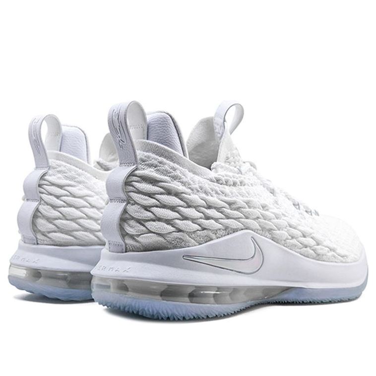 Nike LeBron 15 Low White Metallic Silver 6 Nike LeBron 15 Low White Metallic Silver