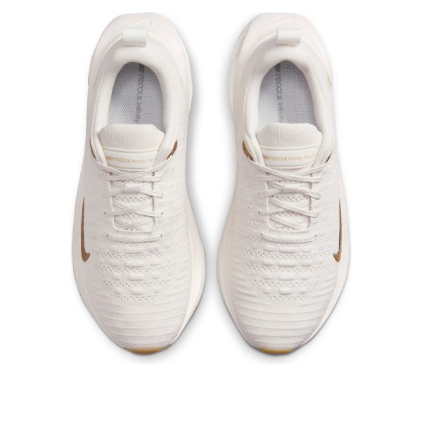 Nike ReactX Infinity Run 4 White Gum Metallic Gold (Womens)