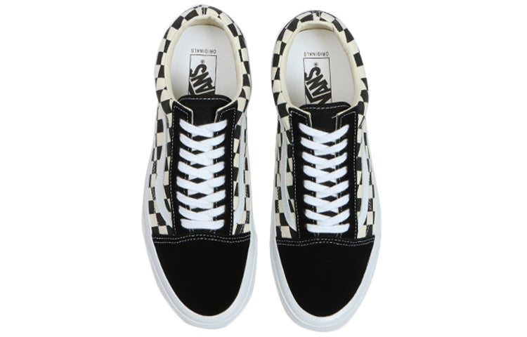 Vans Vault UA OG Old Skool LX Checkerboard Black 6 Vans Vault UA OG Old Skool LX Checkerboard Black