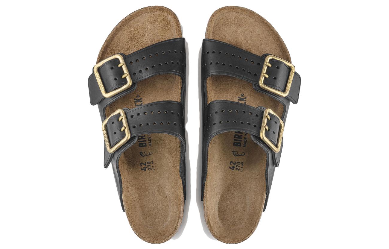Birkenstock Arizona Bold Leather Roast Black 6 Birkenstock Arizona Bold Leather Roast Black