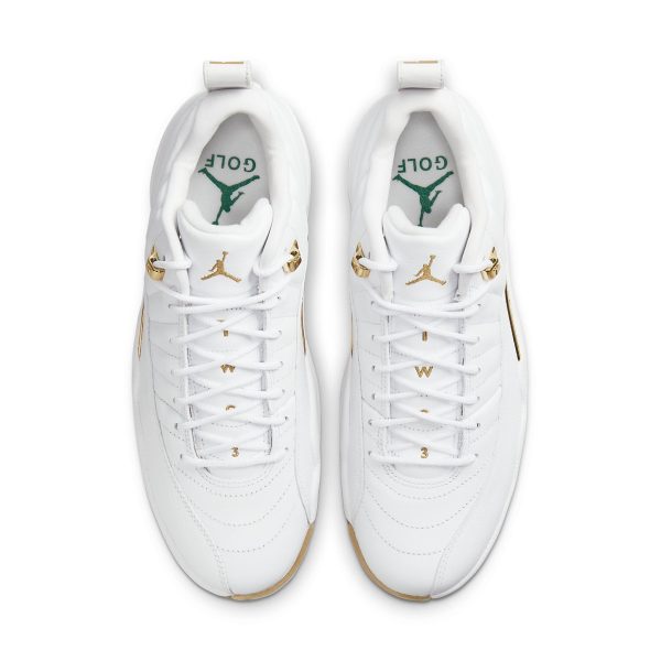 Jordan 12 Golf Metallic Gold