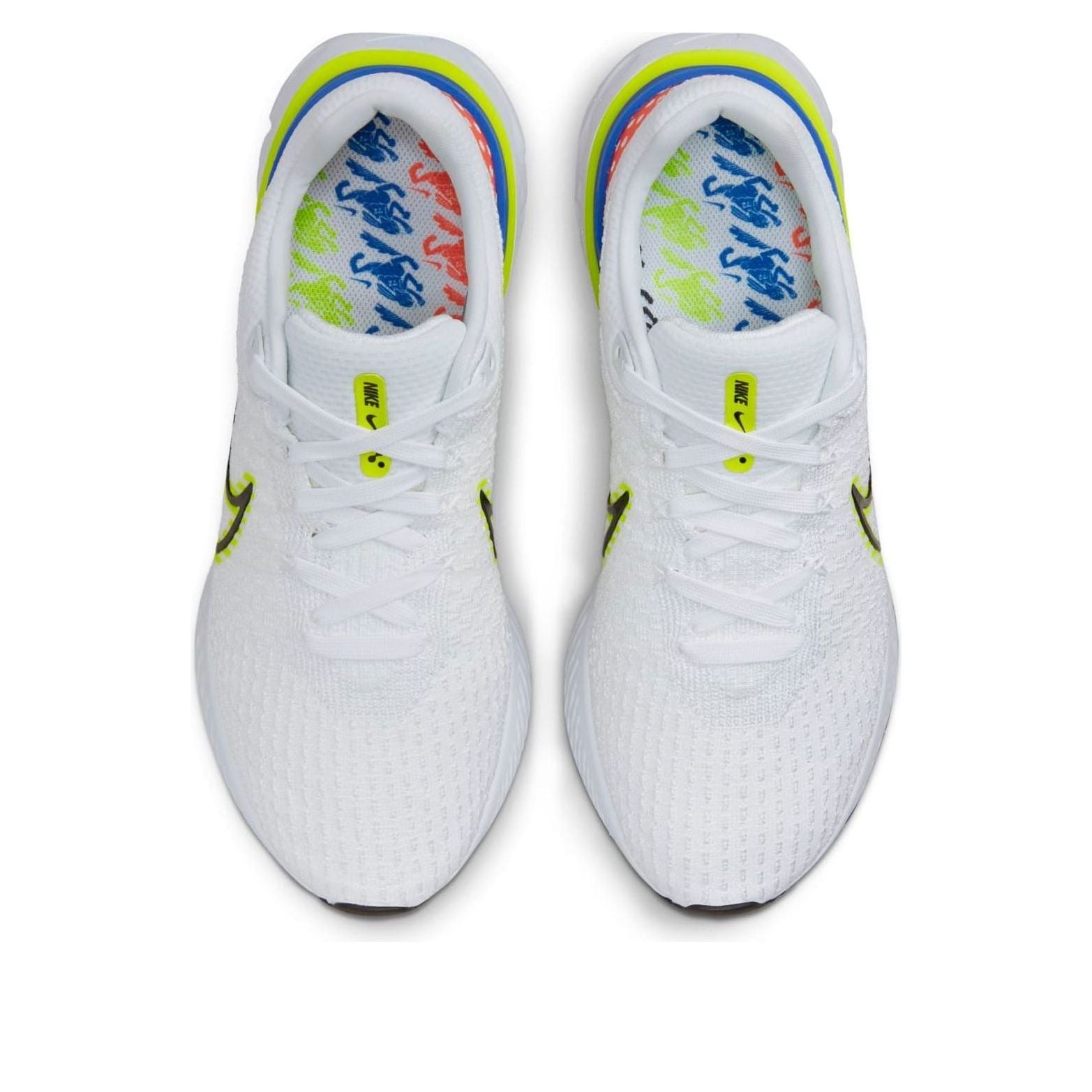 Nike React Infinity Run Flyknit 3 Premium White Volt Racer Blue 6 Nike React Infinity Run Flyknit 3 Premium White Volt Racer Blue