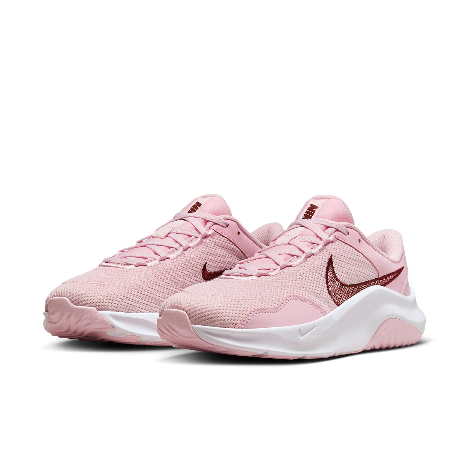 Nike Legend Essential 3 Next Nature Pink Foam Dark Team Red (Womens) 5 Nike Legend Essential 3 Next Nature Pink Foam Dark Team Red (Womens)