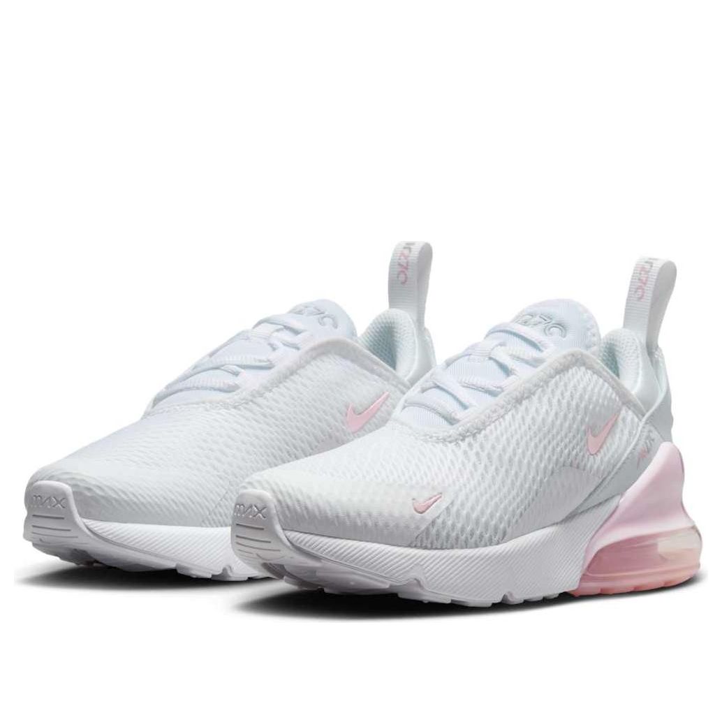 Nike Air Max 270 White Light Smoke Grey Pink Foam (PS) 5 Nike Air Max 270 White Light Smoke Grey Pink Foam (PS)
