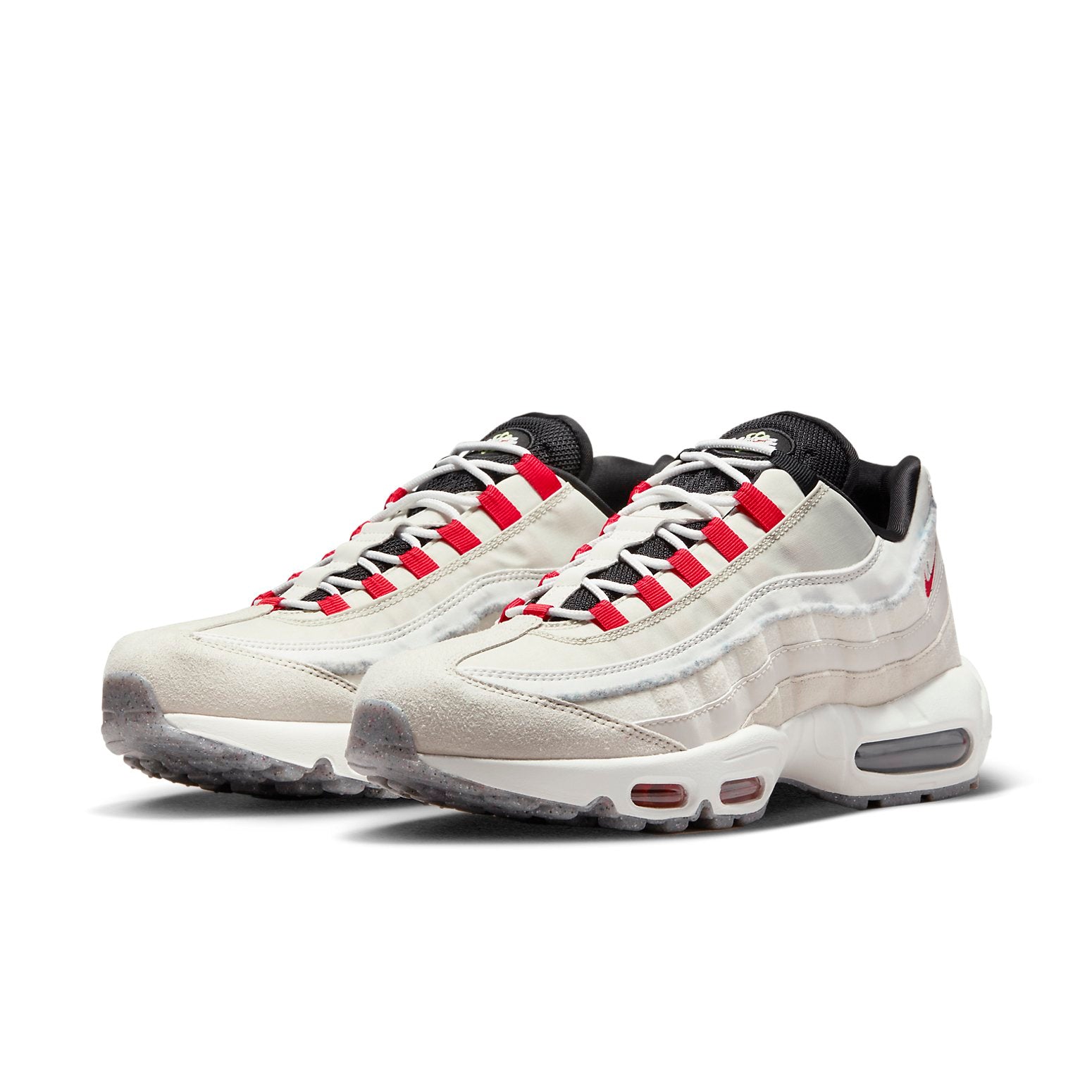 Nike Air Max 95 Light Bone Habanero Red 5 Nike Air Max 95 Light Bone Habanero Red