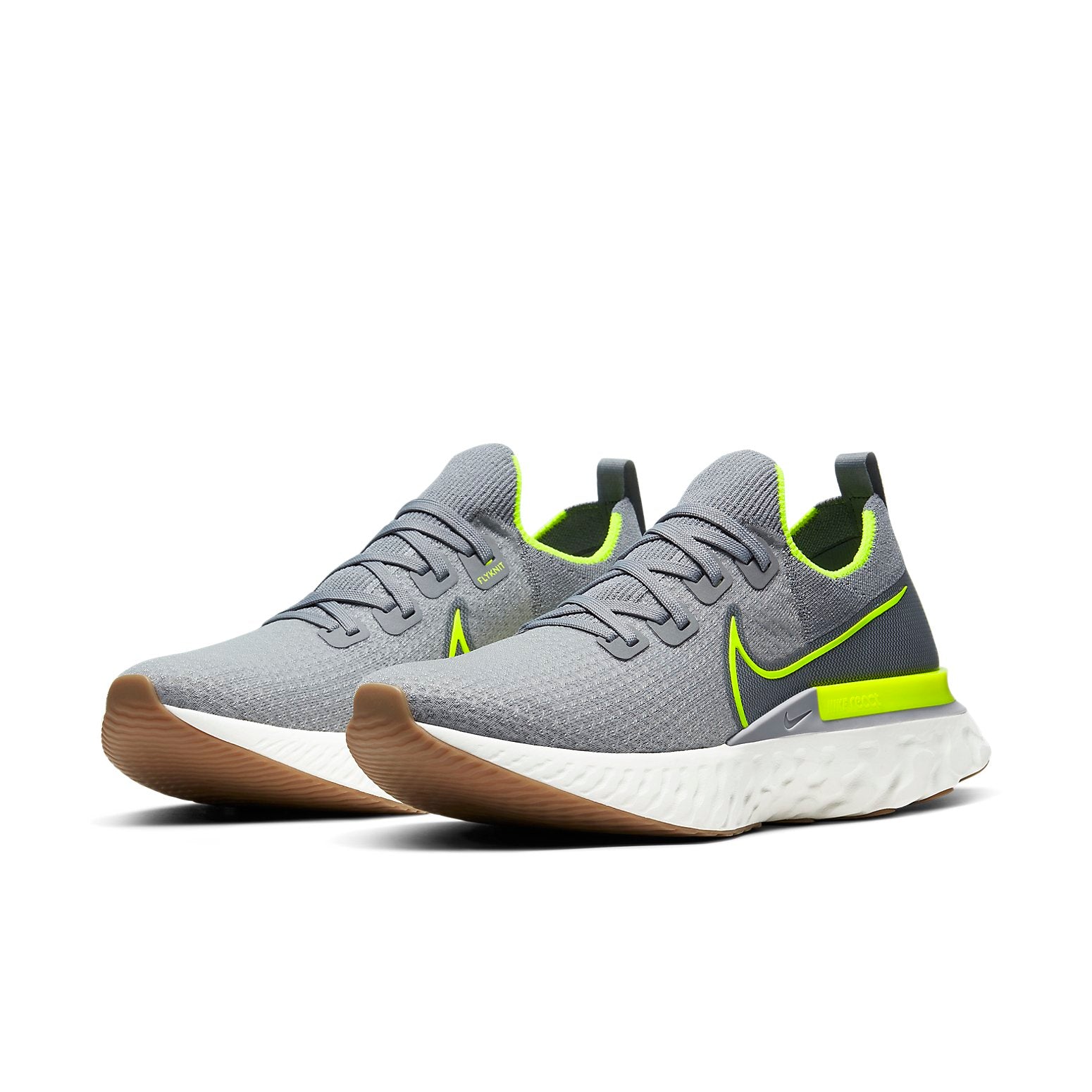 Nike React Infinity Run Particle Grey Volt 5 Nike React Infinity Run Particle Grey Volt