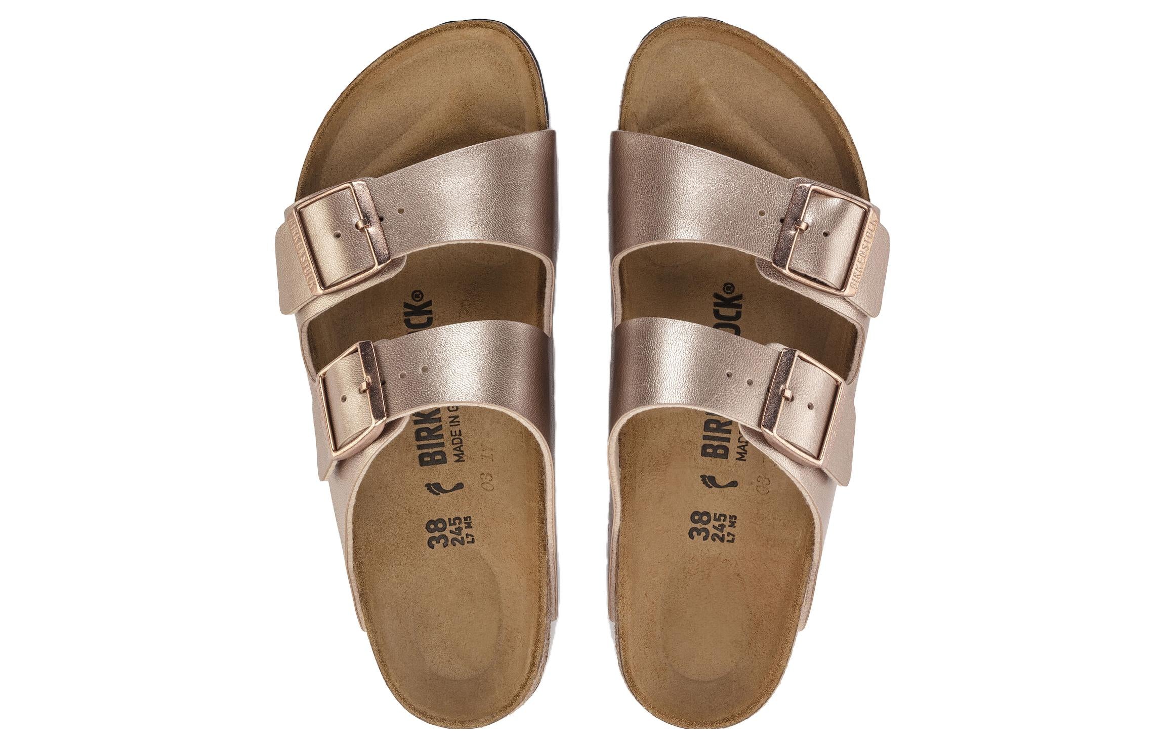 Birkenstock Arizona Birko-Flor Metallic Copper 6 Birkenstock Arizona Birko-Flor Metallic Copper