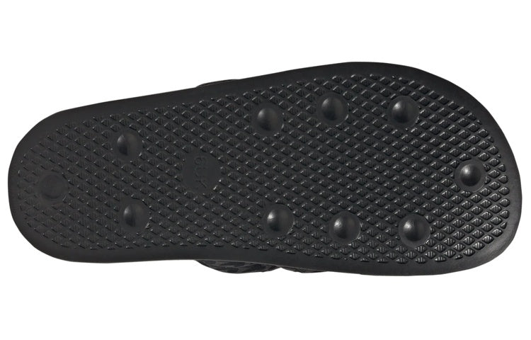 adidas Adilette Essential Slides Triple Black (Womens) 7 adidas Adilette Essential Slides Triple Black (Womens)