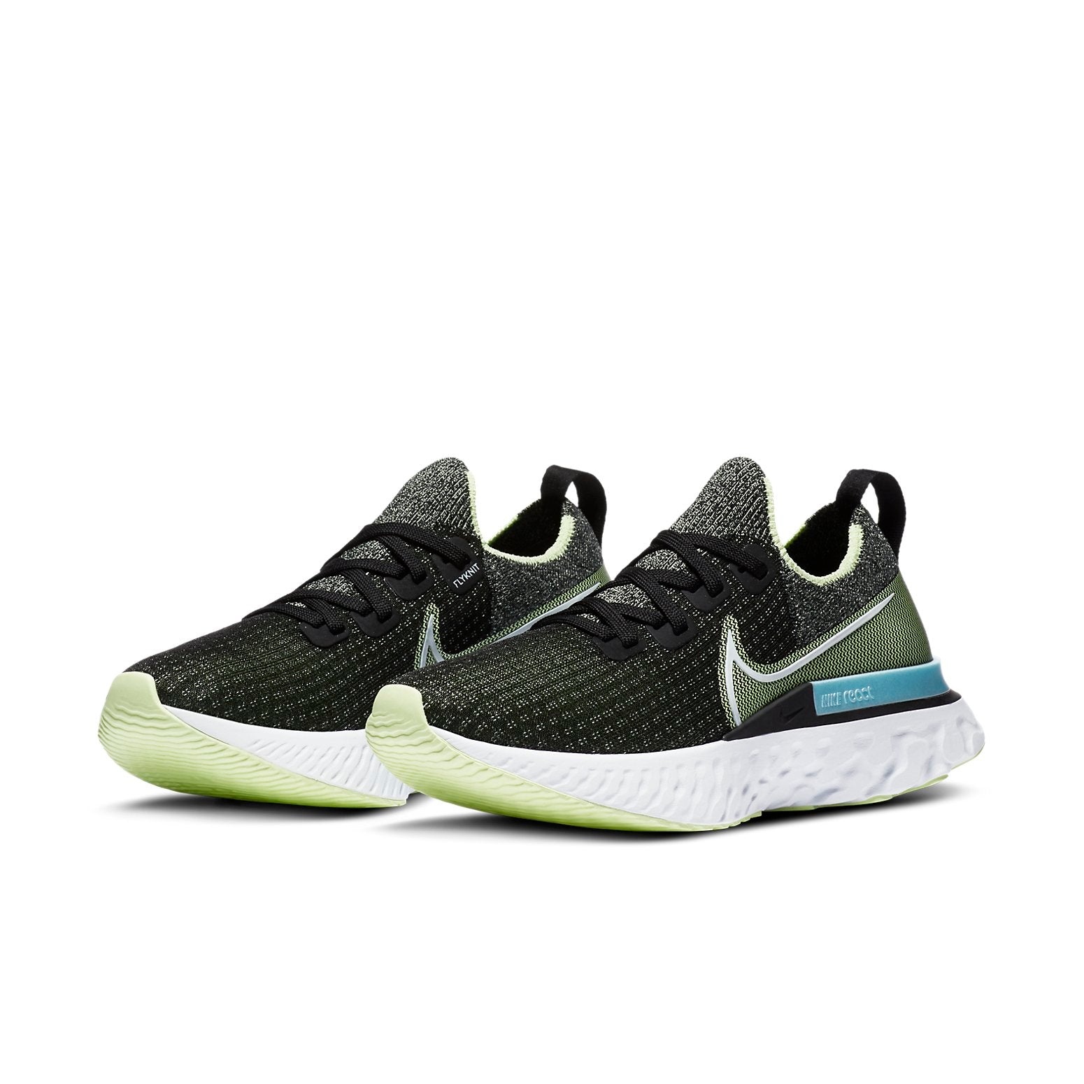 Nike React Infinity Run Flyknit Black Grey Green (Womens) 5 Nike React Infinity Run Flyknit Black Grey Green (Womens)