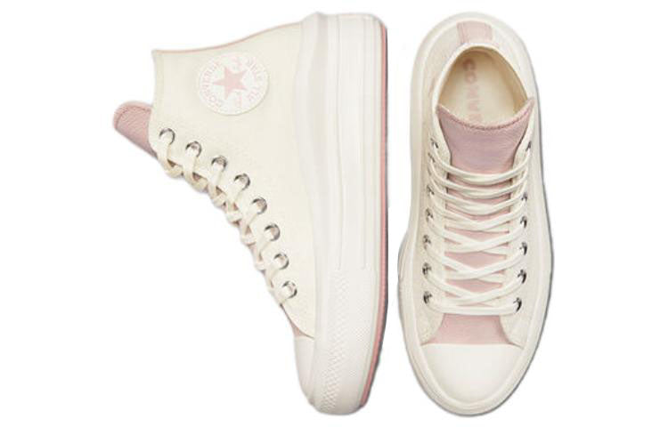 Converse Chuck Taylor All Star Move Platform Tonal Materials Egret Rust Pink (Womens) 6 Converse Chuck Taylor All Star Move Platform Tonal Materials Egret Rust Pink (Womens)