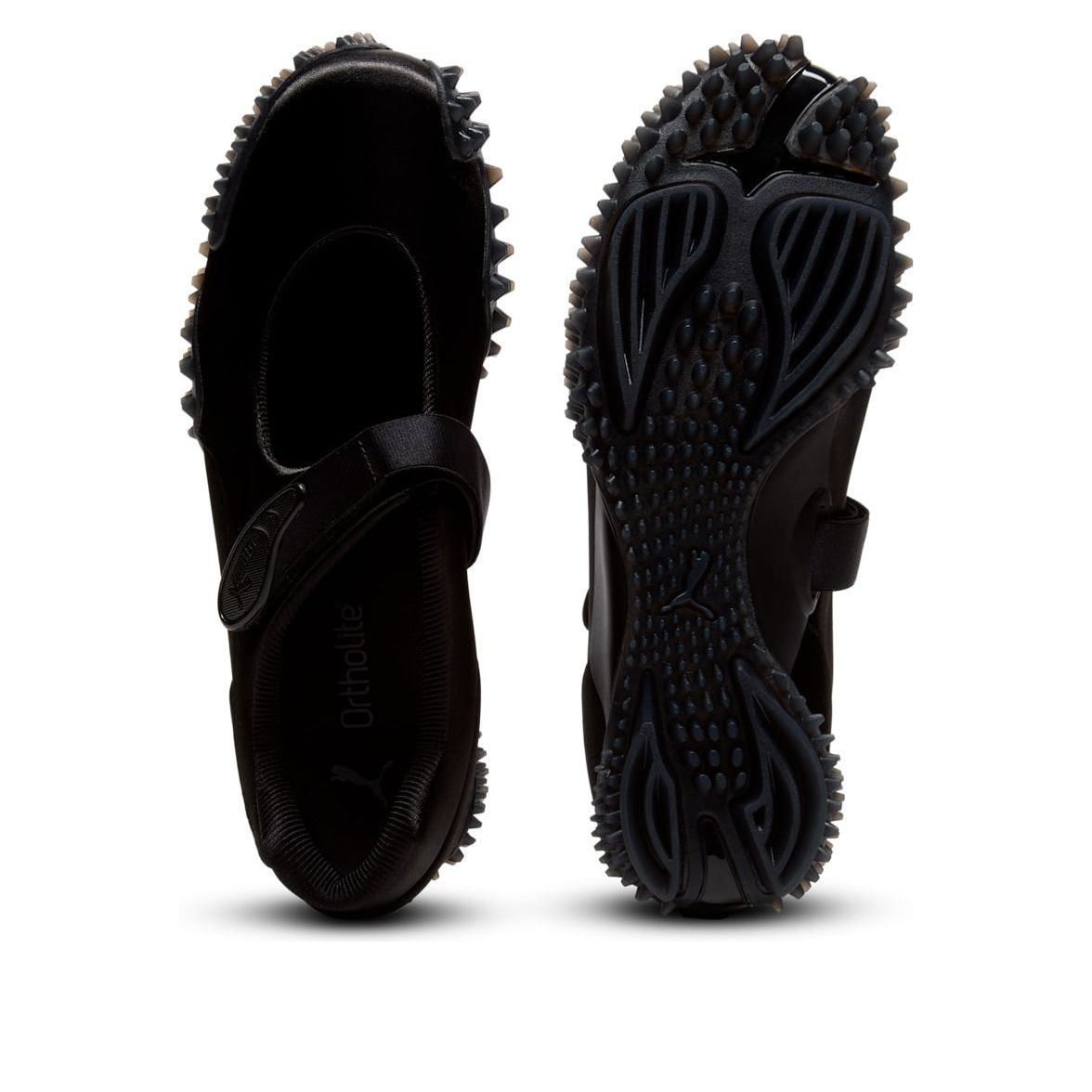 Puma Mostro Fey Black Cool Dark Gray Satin (Womens) 5 Puma Mostro Fey Black Cool Dark Gray Satin (Womens)