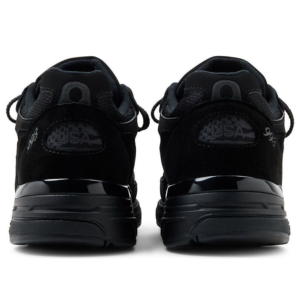 New Balance 993 MiUSA Triple Black Suede 7 New Balance 993 MiUSA Triple Black Suede