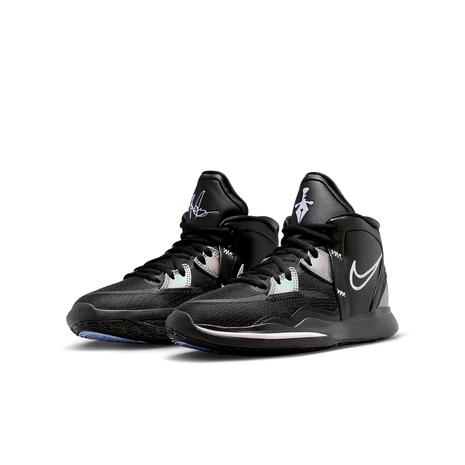 Nike Kyrie Infinity Black Metallic Silver (GS) 5 Nike Kyrie Infinity Black Metallic Silver (GS)