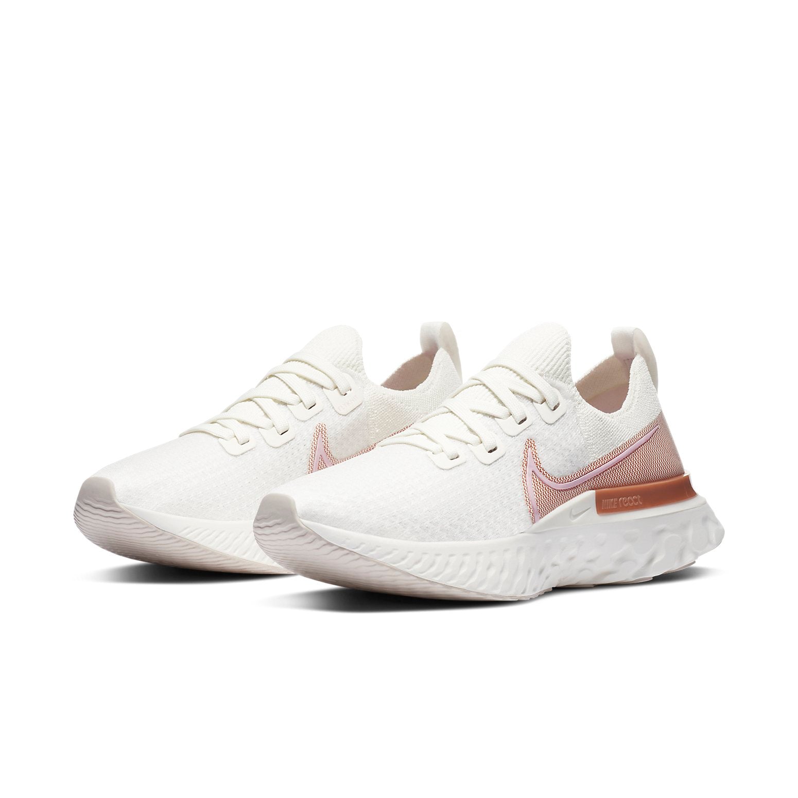 Nike React Infinity Run Flyknit Sail Metallic Copper (Womens) 5 Nike React Infinity Run Flyknit Sail Metallic Copper (Womens)
