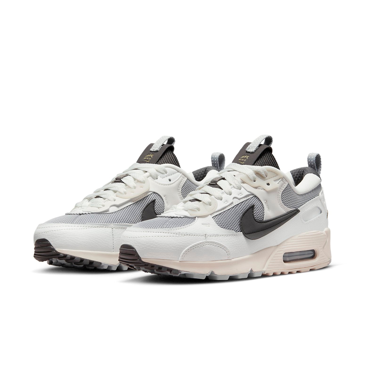 Nike Air Max 90 Futura Wolf Grey Summit White Light Orewood Brown Medium Ash (Womens) 5 Nike Air Max 90 Futura Wolf Grey Summit White Light Orewood Brown Medium Ash (Womens)