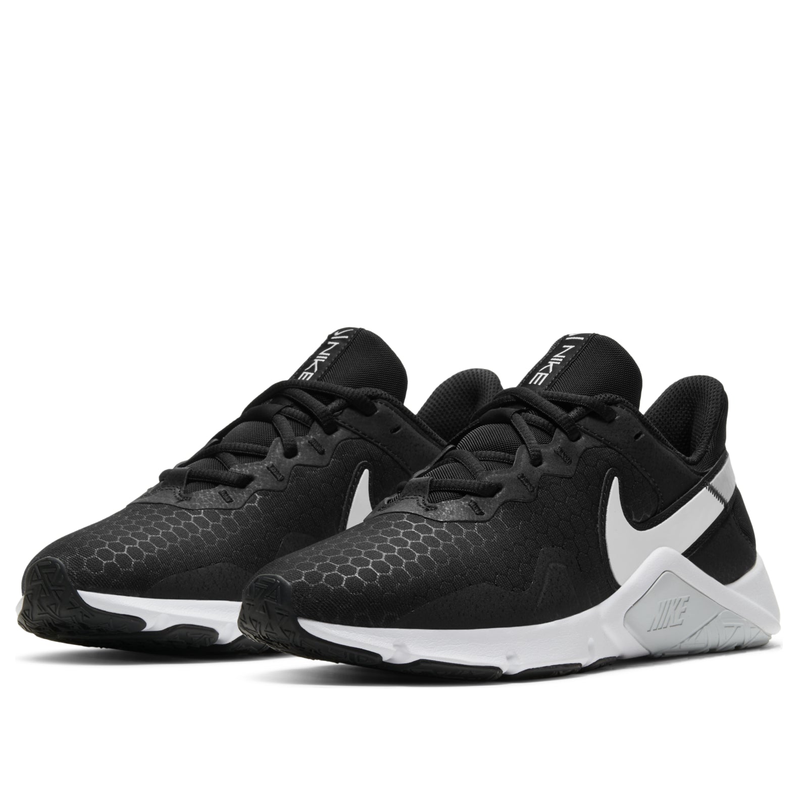 Nike Legend Essential 2 Black White (Womens) 6 Nike Legend Essential 2 Black White (Womens)