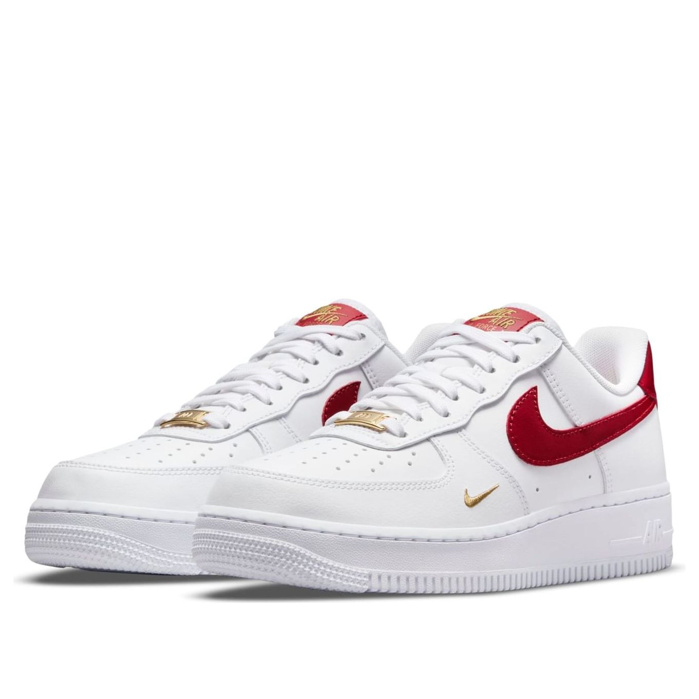 Nike Air Force 1 Low Essential Gym Red Mini Swoosh (Womens) 5 Nike Air Force 1 Low Essential Gym Red Mini Swoosh (Womens)