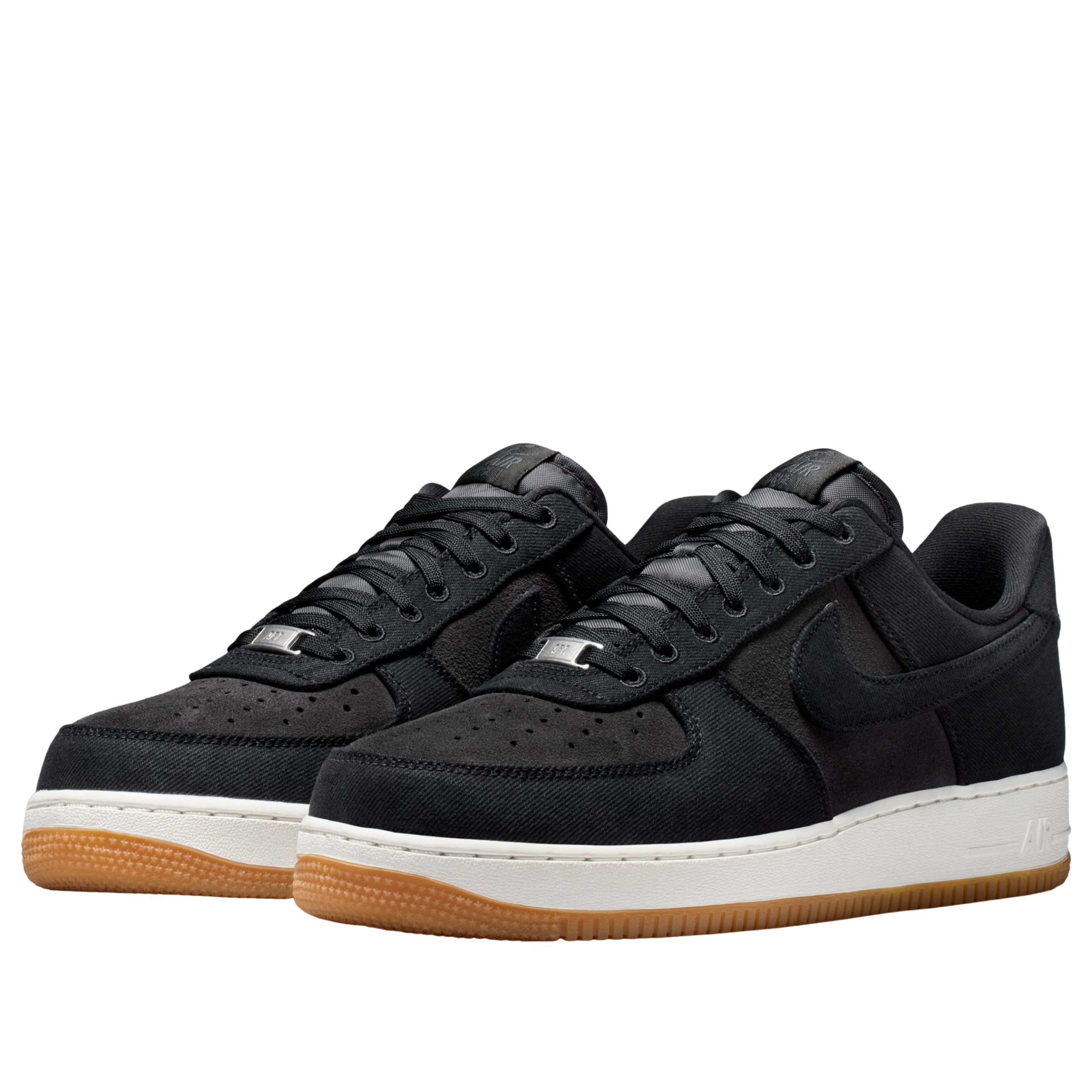 Nike Air Force 1 Low 07 LV8 Black Canvas 7 Nike Air Force 1 Low 07 LV8 Black Canvas