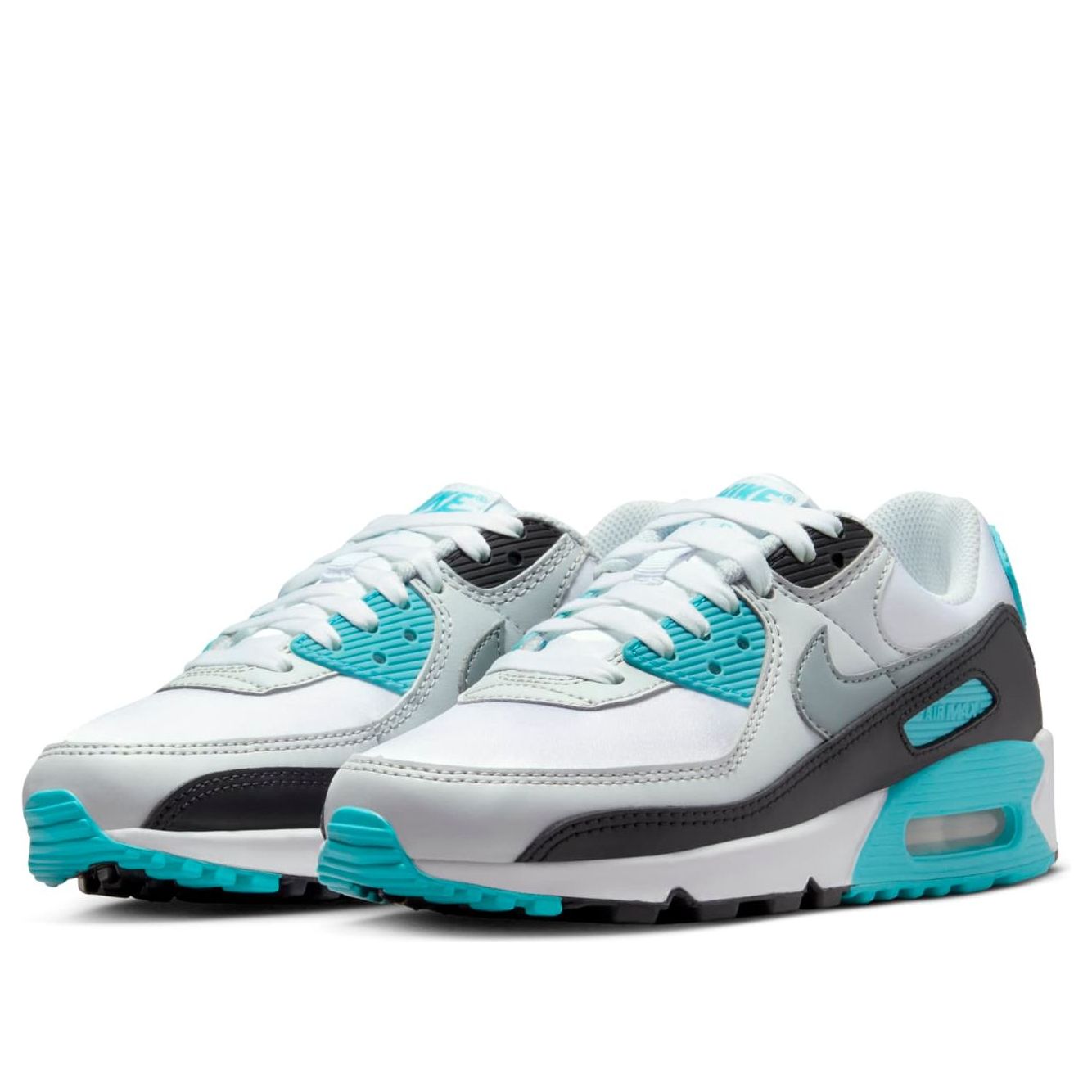 Nike Air Max 90 White Teal Nebula (Womens) 5 Nike Air Max 90 White Teal Nebula (Womens)