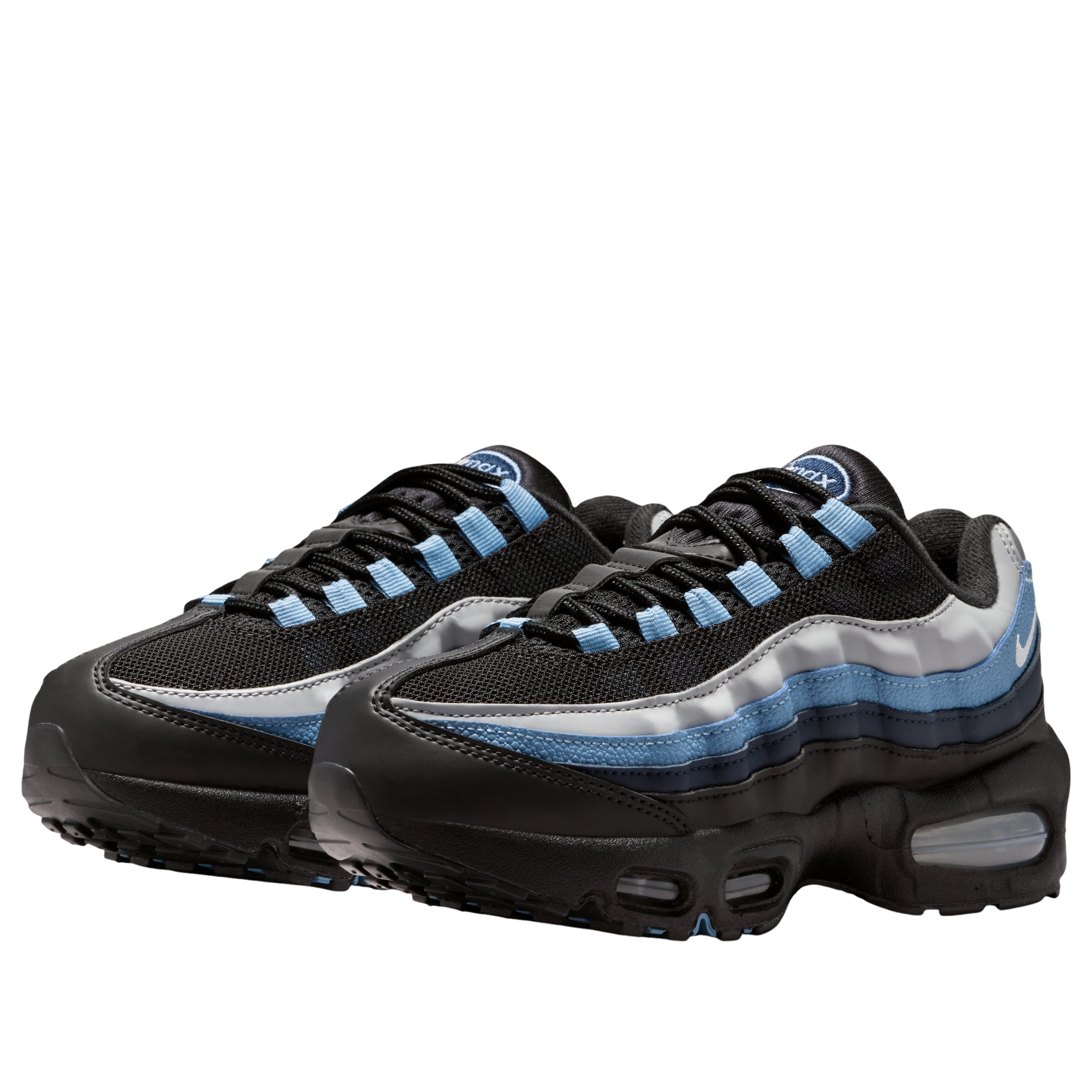 Nike Air Max 95 Black Smoke Grey Work Blue (GS) 7 Nike Air Max 95 Black Smoke Grey Work Blue (GS)