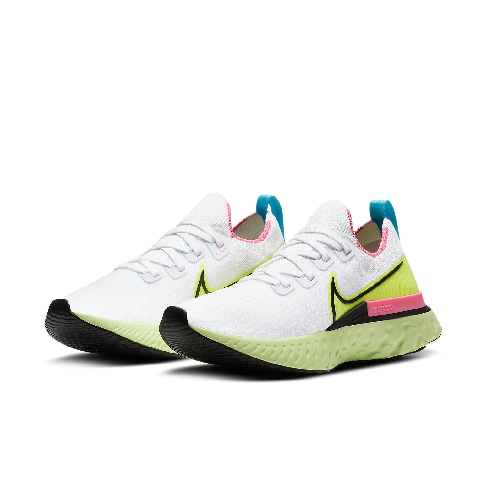 Nike React Infinity Run Flyknit White Volt Pink Blast (Womens) 5 Nike React Infinity Run Flyknit White Volt Pink Blast (Womens)