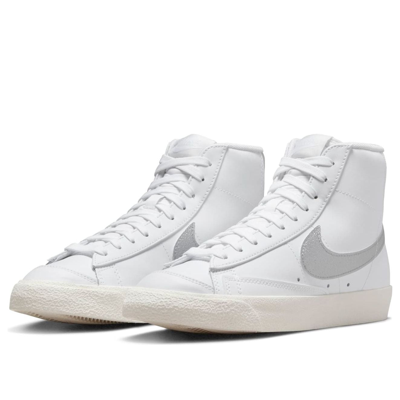 Nike Blazer Mid 77 Essential White Metallic Silver (Womens) 5 Nike Blazer Mid 77 Essential White Metallic Silver (Womens)