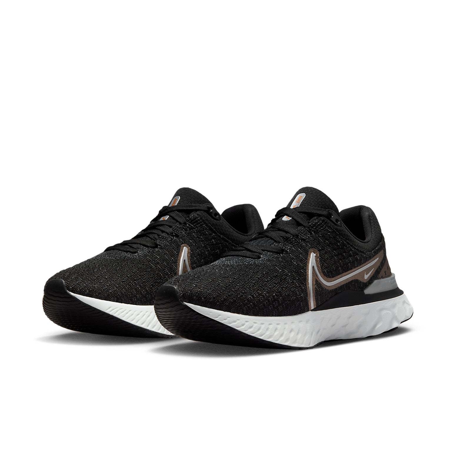 Nike React Infinity Run Flyknit 3 Black Metallic Copper (Womens) 5 Nike React Infinity Run Flyknit 3 Black Metallic Copper (Womens)