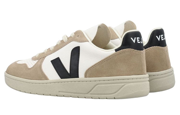 Veja V-10 Chromefree Leather White Black Sahara 7 Veja V-10 Chromefree Leather White Black Sahara