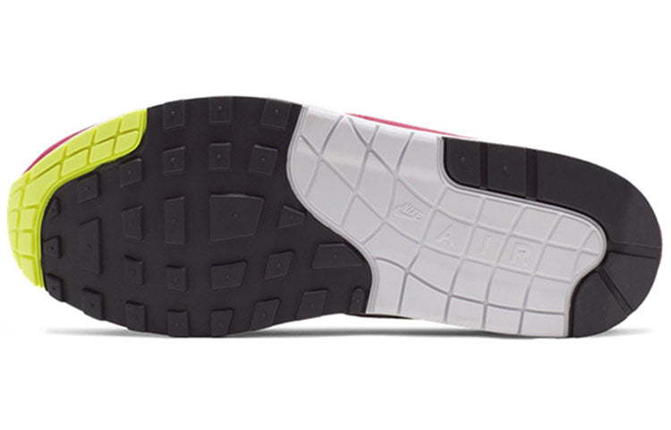 Nike Air Max 1 White Black Volt Rush Pink 7 Nike Air Max 1 White Black Volt Rush Pink