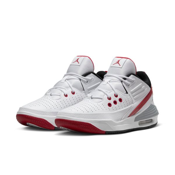Jordan Max Aura 5 White Varsity Red
