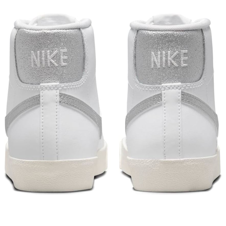 Nike Blazer Mid 77 Essential White Metallic Silver (Womens) 7 Nike Blazer Mid 77 Essential White Metallic Silver (Womens)