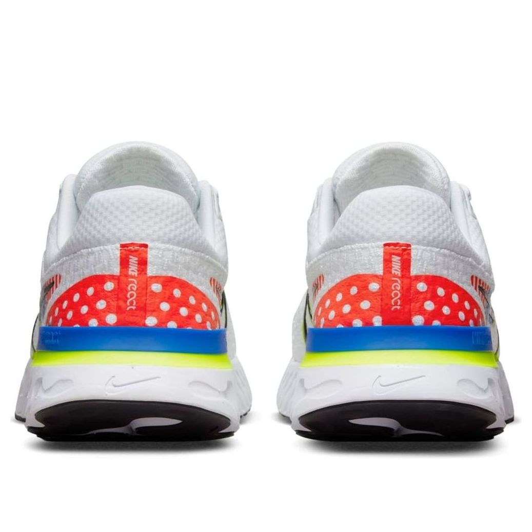 Nike React Infinity Run Flyknit 3 Premium White Volt Racer Blue 7 Nike React Infinity Run Flyknit 3 Premium White Volt Racer Blue
