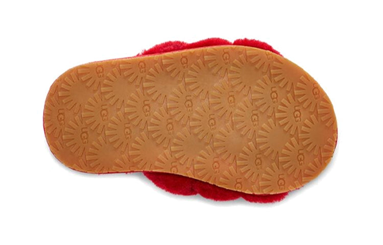 UGG Fluff Yeah Slide Ribbon Red (Toddler) 8 UGG Fluff Yeah Slide Ribbon Red (Toddler)