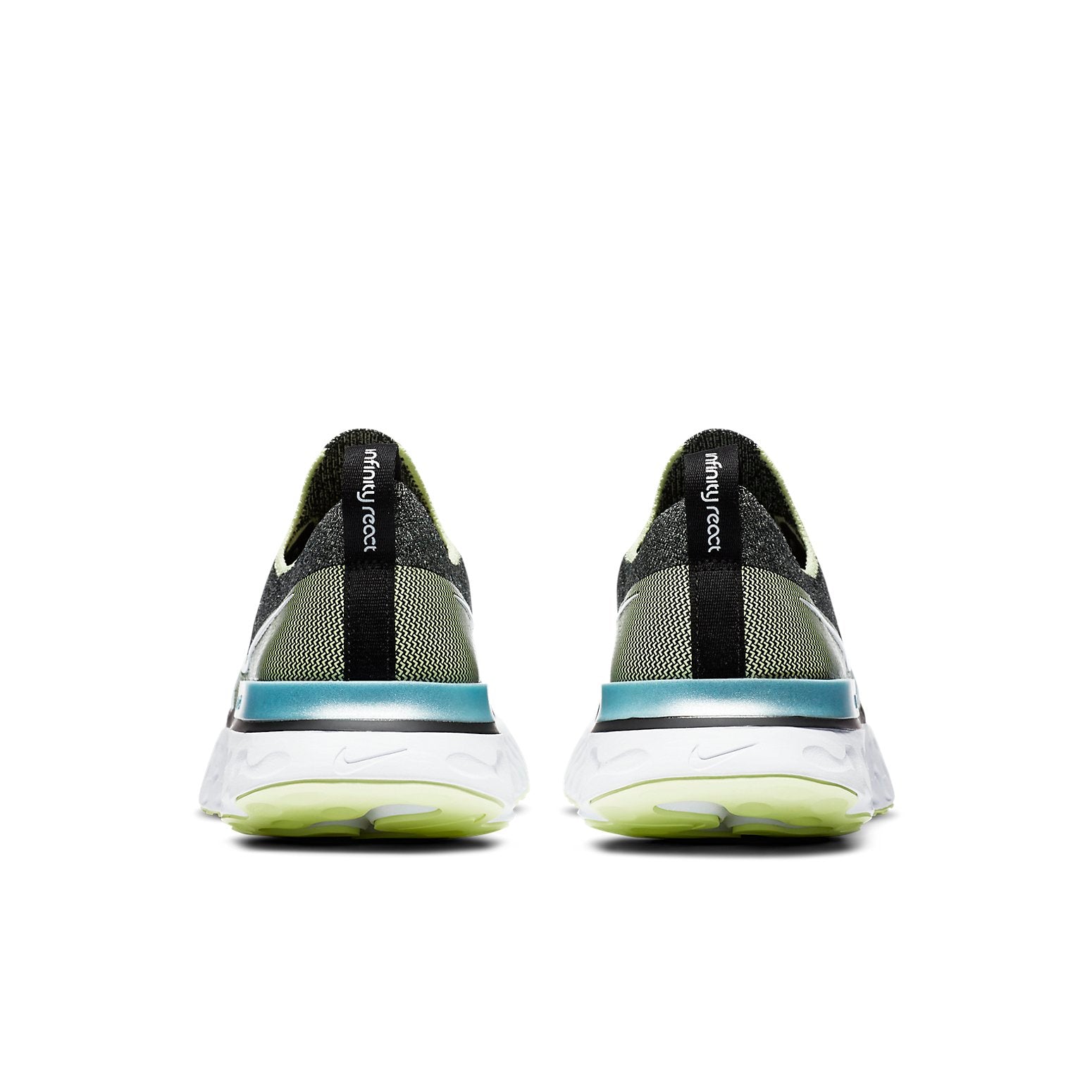Nike React Infinity Run Flyknit Black Grey Green (Womens) 7 Nike React Infinity Run Flyknit Black Grey Green (Womens)