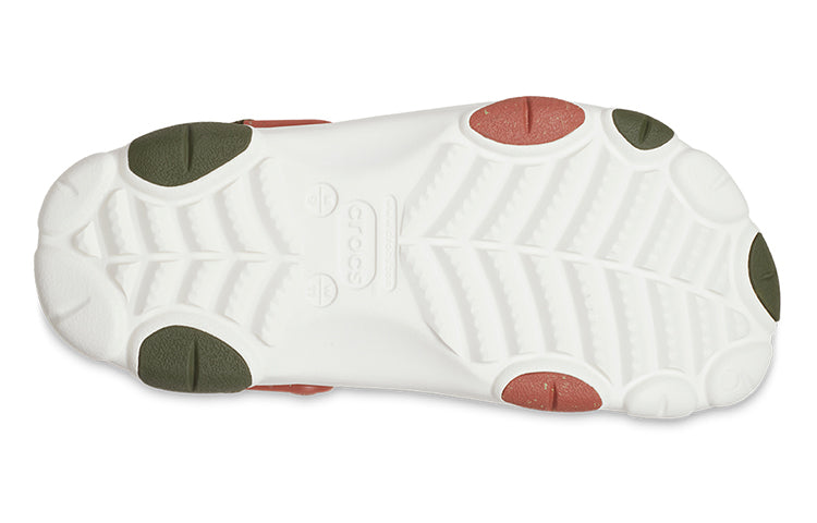 Crocs Classic All-Terrain Clog White Green 8 Crocs Classic All-Terrain Clog White Green